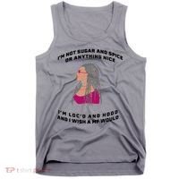 Sugar And Spice I'm Loc'd And Hood Funny Tank Top thumb 0