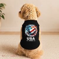 Soccer Apparel Soccer Player American Flag Cup Soccer 2026 Doggie Tank thumb 2