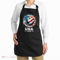 Soccer Apparel Soccer Player American Flag Cup Soccer 2026 Apron thumb 2