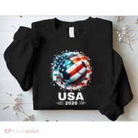 Soccer Apparel Soccer Player American Flag Cup Soccer 2026 Sweatshirt thumb 2