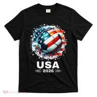 Soccer Apparel Soccer Player American Flag Cup Soccer 2026 T-Shirt thumb 0