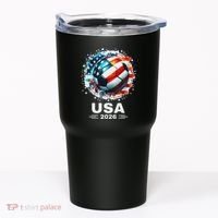 Soccer Apparel Soccer Player American Flag Cup Soccer 2026 Tumbler thumb 0