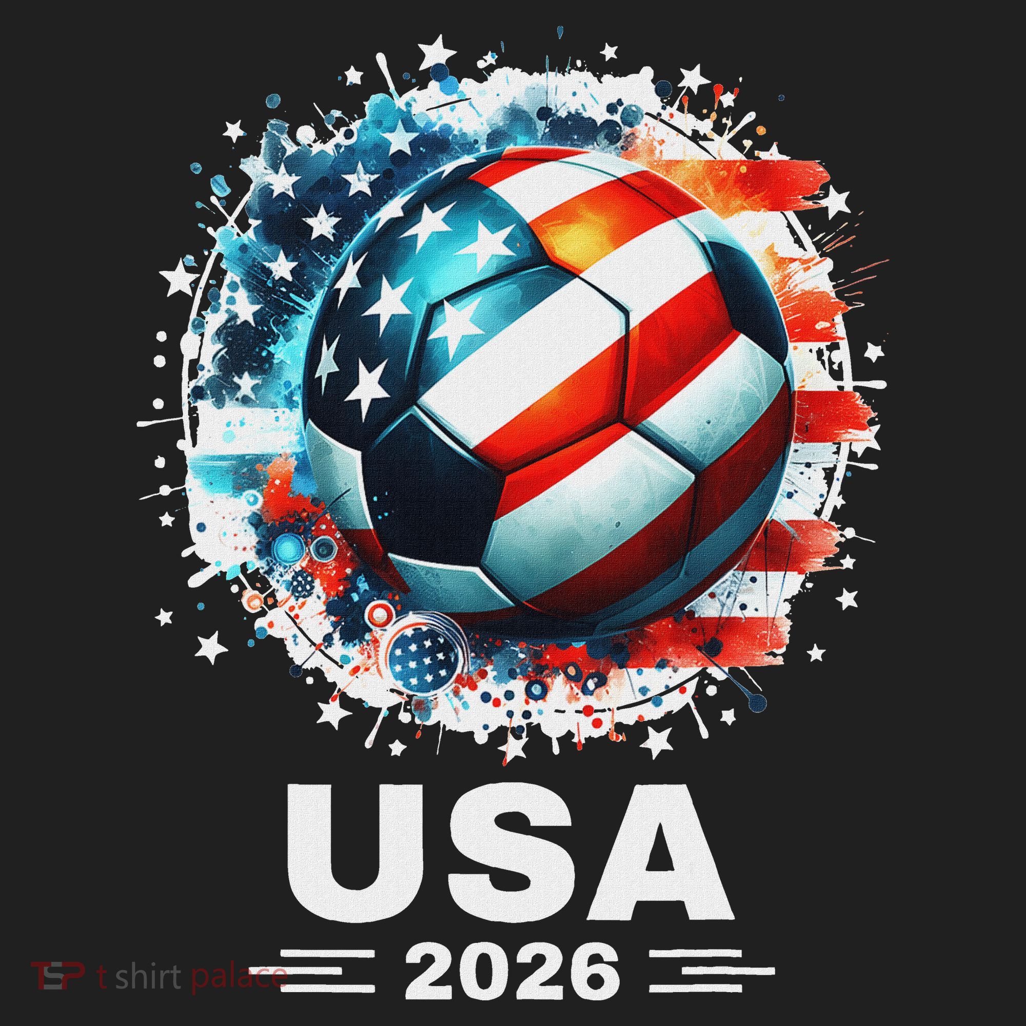 Soccer Apparel Soccer Player American Flag Cup Soccer 2026 Tumbler