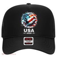Soccer Apparel Soccer Player American Flag Cup Soccer 2026 Hat thumb 0