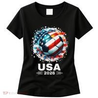 Soccer Apparel Soccer Player American Flag Cup Soccer 2026 Women's T-Shirt thumb 0