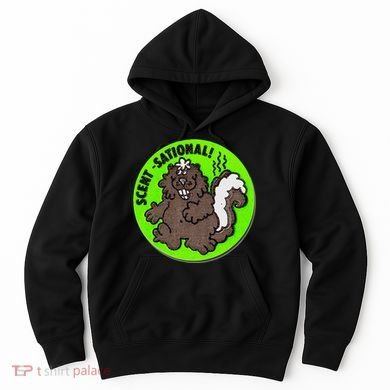 Scratch And Sniff Sticker Skunk Scentsational Hoodie