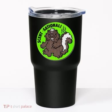 Scratch And Sniff Sticker Skunk Scentsational Tumbler