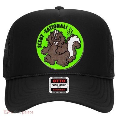 Scratch And Sniff Sticker Skunk Scentsational Hat
