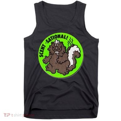 Scratch And Sniff Sticker Skunk Scentsational Tank Top