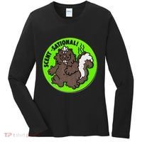 Scratch And Sniff Sticker Skunk Scentsational Women's Long Sleeve Shirt thumb 0