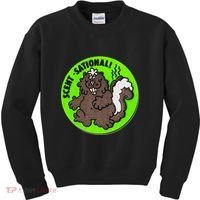 Scratch And Sniff Sticker Skunk Scentsational Kids Sweatshirt thumb 0
