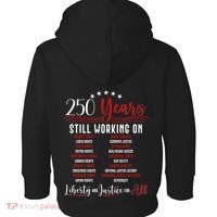 Stars And Stripes Human Rights Back And Front Toddler Hoodie thumb 1