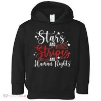 Stars And Stripes Human Rights Back And Front Toddler Hoodie thumb 0