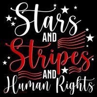 Stars And Stripes Human Rights Back And Front Toddler Hoodie thumb 2