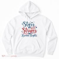 Stars And Stripes Human Rights Back And Front Hoodie thumb 0