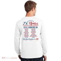 Stars And Stripes Human Rights Back And Front Long Sleeve Shirt thumb 1