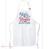 Stars And Stripes Human Rights Back And Front Apron thumb 0