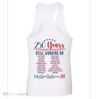 Stars And Stripes Human Rights Back And Front Women's Tank Top thumb 4