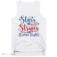 Stars And Stripes Human Rights Back And Front Tank Top thumb 0
