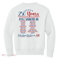 Stars And Stripes Human Rights Back And Front Kids Sweatshirt thumb 1