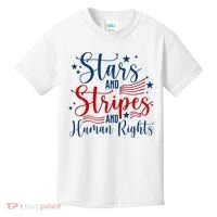 Stars And Stripes Human Rights Back And Front Kids T-Shirt thumb 0
