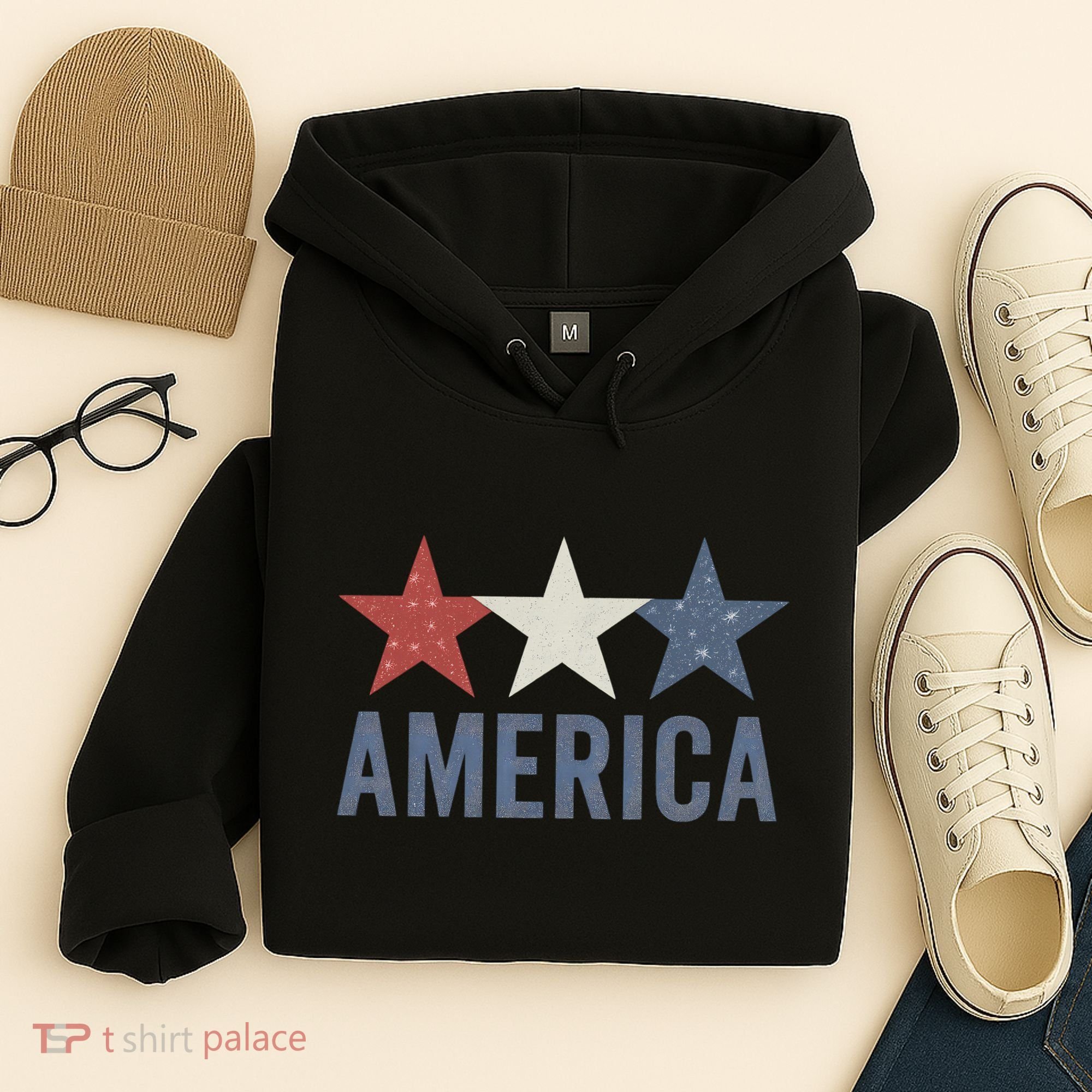 Stars and Stripes: America Hoodie