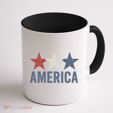Stars and Stripes: America Coffee Mug back