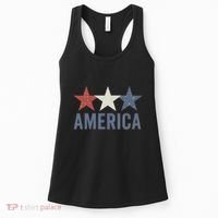 Stars and Stripes: America Women's Tank Top thumb 0