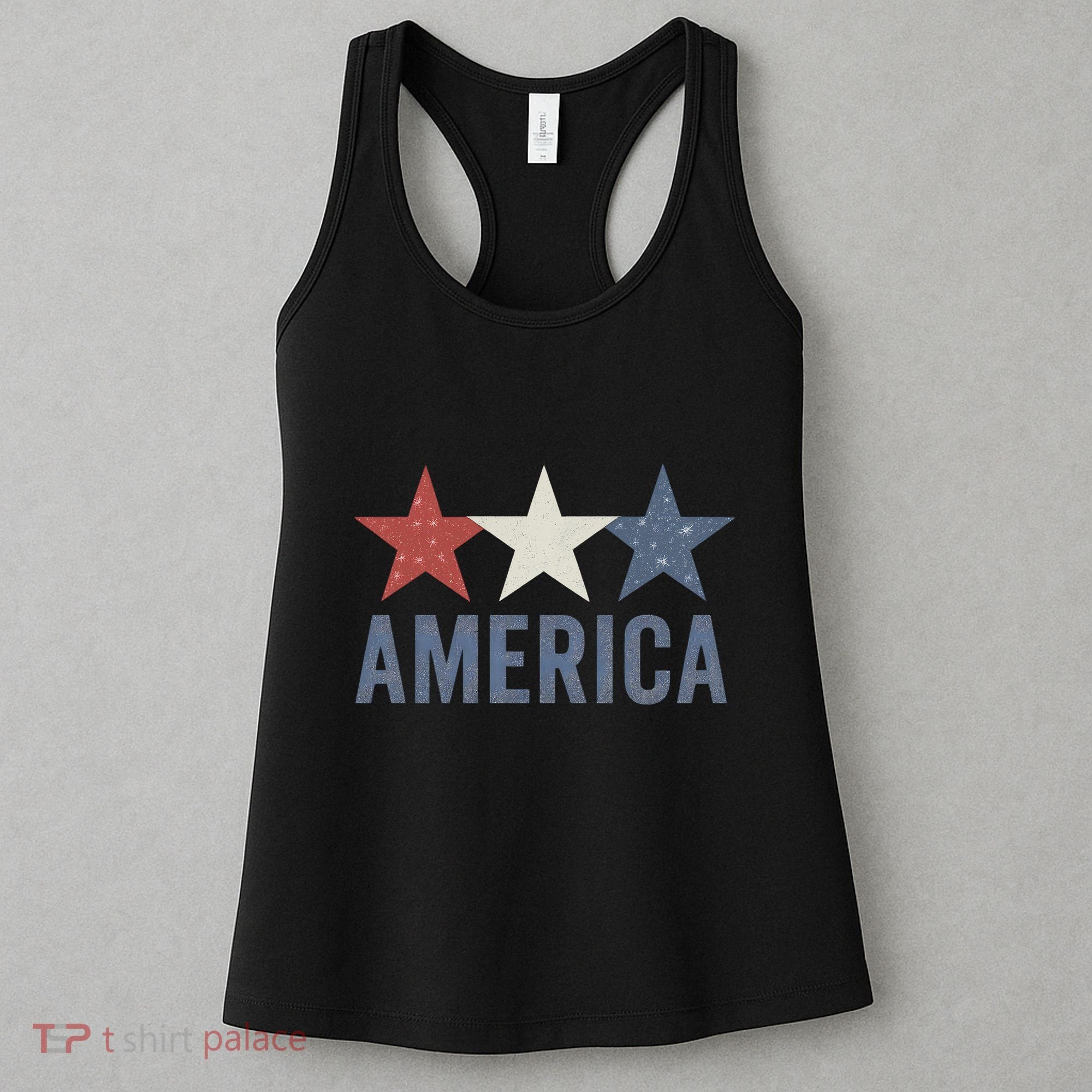 Stars and Stripes: America Women's Tank Top