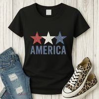 Stars and Stripes: America Women's T-Shirt thumb 3