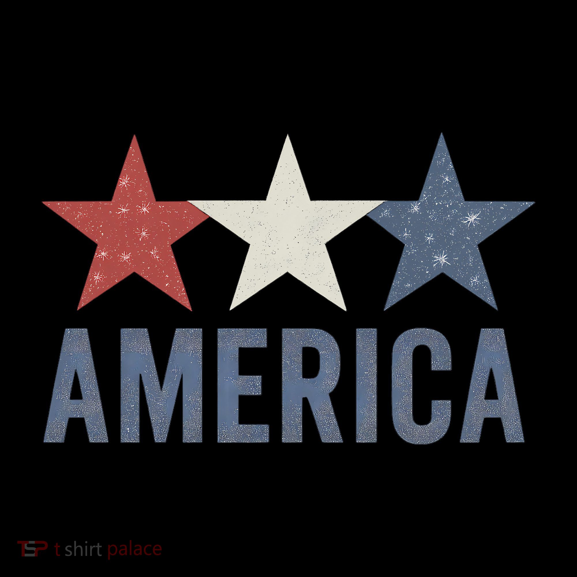 Stars and Stripes: America Women's T-Shirt