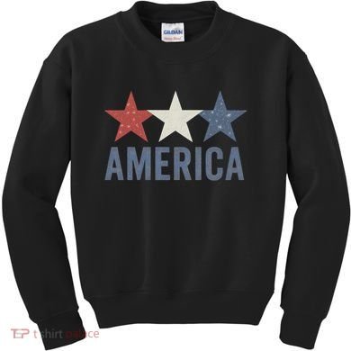 Stars and Stripes: America Kids Sweatshirt