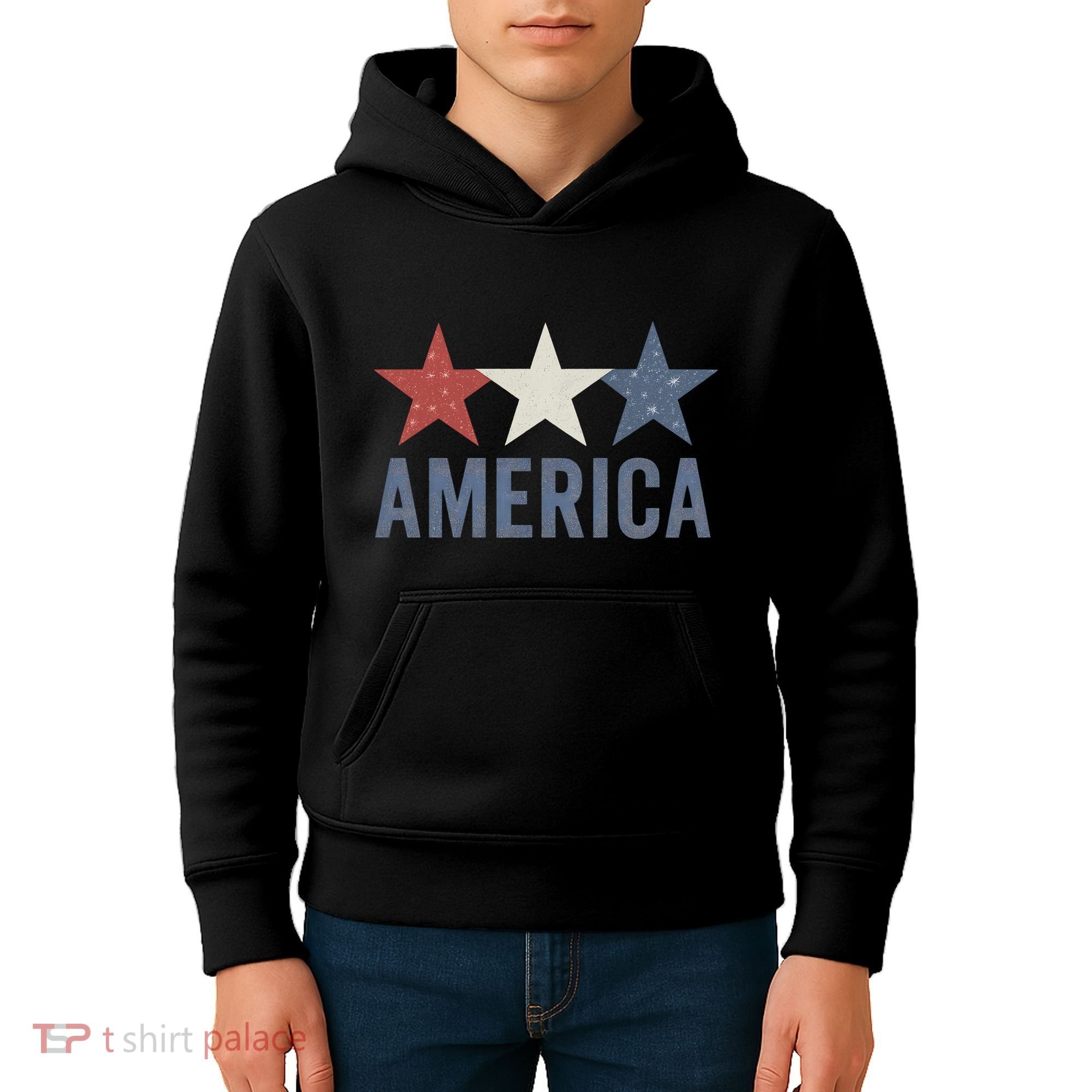 Stars and Stripes: America Kids Hoodie