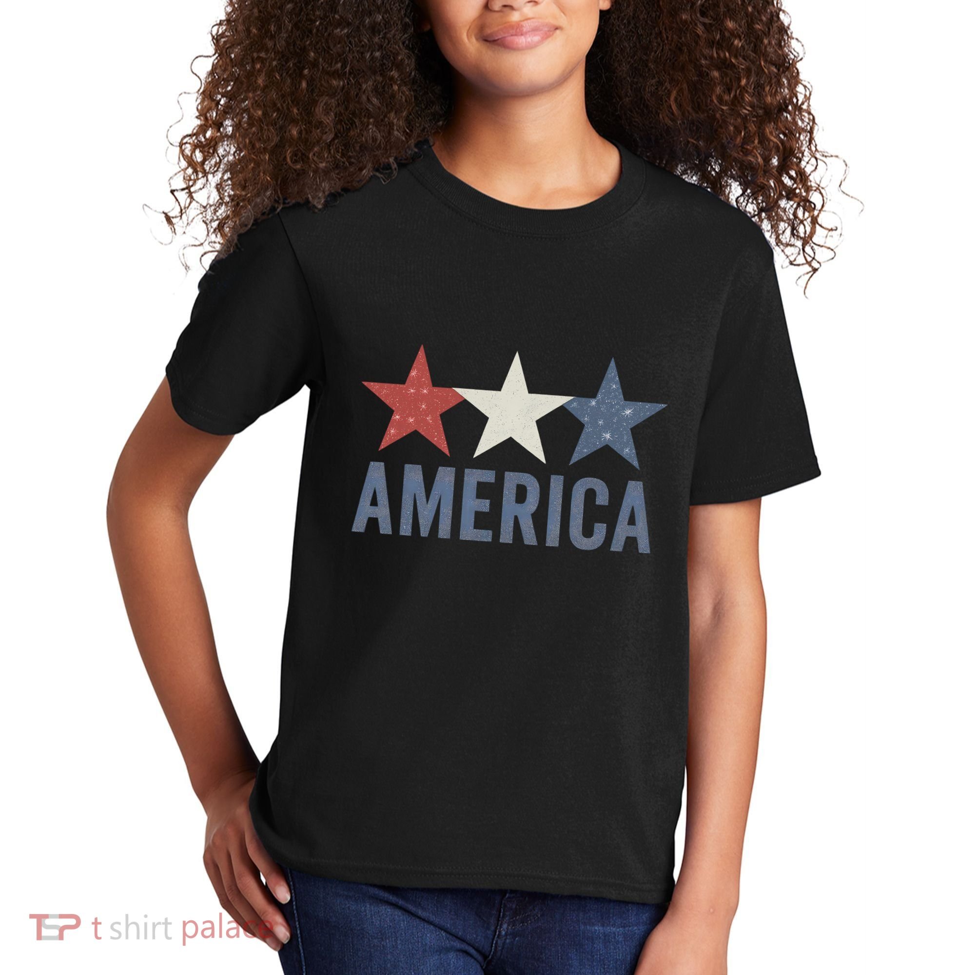 Stars and Stripes: America Kids T-Shirt