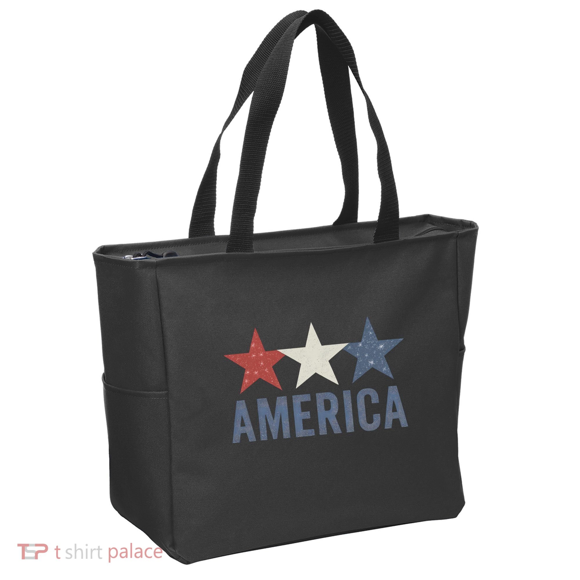 Stars and Stripes: America Tote Bag