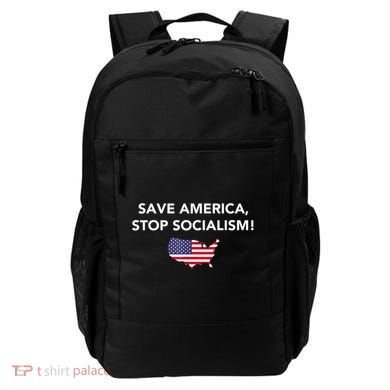 Save America Stop Socialism Backpack