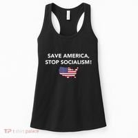 Save America Stop Socialism Women's Tank Top thumb 0