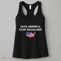 Save America Stop Socialism Women's Tank Top thumb 3