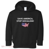 Save America Stop Socialism Toddler Hoodie thumb 0