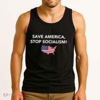 Save America Stop Socialism Tank Top thumb 3