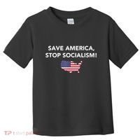 Save America Stop Socialism Toddler T-Shirt thumb 0