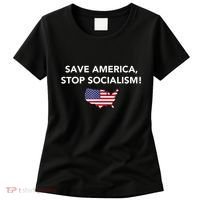 Save America Stop Socialism Women's T-Shirt thumb 0