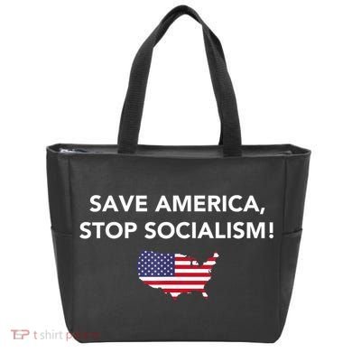 Save America Stop Socialism Tote Bag