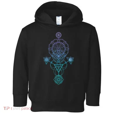 Starseed Activation Sacred Geometry Toddler Hoodie