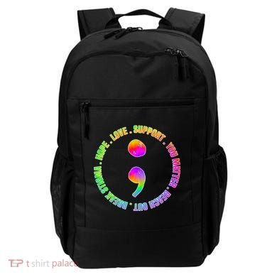 Suicide Awareness Semi Colon Support Backpack