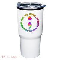 Suicide Awareness Semi Colon Support Tumbler thumb 0