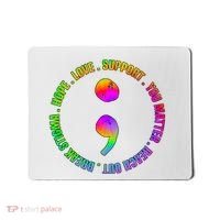 Suicide Awareness Semi Colon Support Mousepad thumb 0