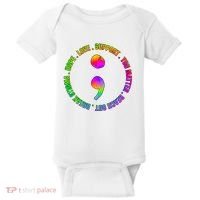 Suicide Awareness Semi Colon Support Baby Bodysuit thumb 0