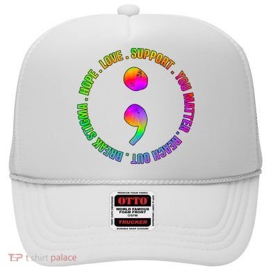Suicide Awareness Semi Colon Support Hat