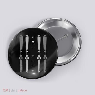 Ski Apparel Skiing Skier Ski Button